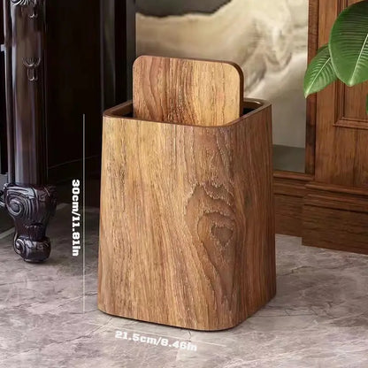 Eleganter Mülleimer im Marmor-Design mit Schwenkdeckel Mivoza Deutschland