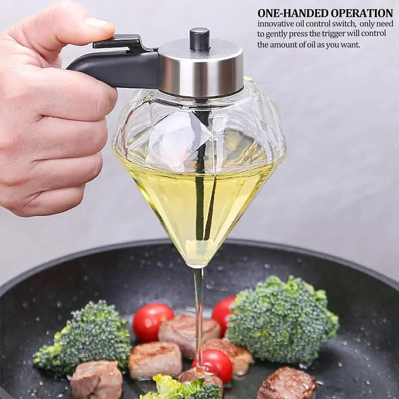 Eleganter ÖL- & Sirupspender aus Glas – Für sauberes Ausgießen mit Stil Mivoza Deutschland