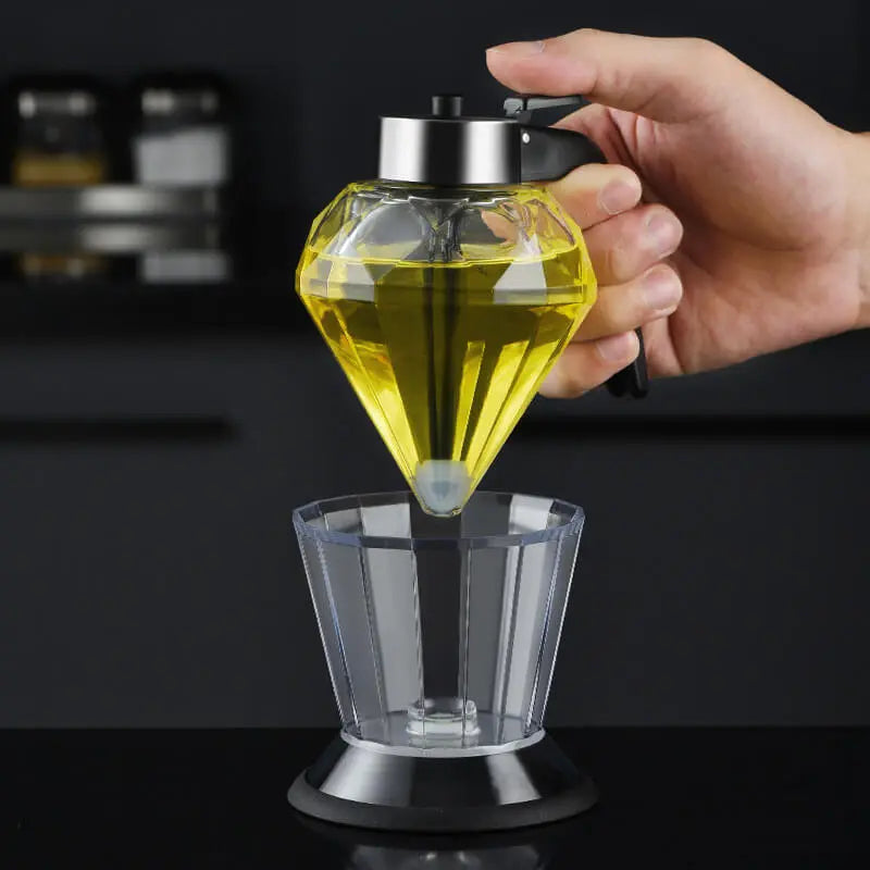 Eleganter ÖL- & Sirupspender aus Glas – Für sauberes Ausgießen mit Stil Mivoza Deutschland