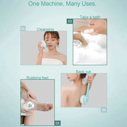 Elektrische Duschbürste mit Peeling und Massage Mivoza Deutschland
