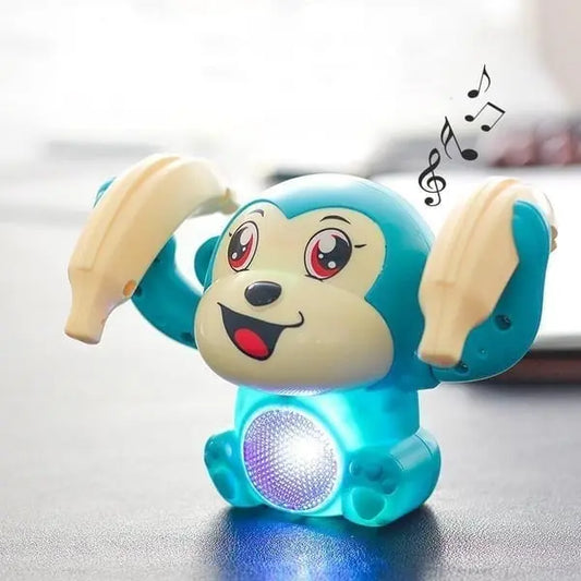 Elektrisches Babyspielzeug „Kopfanhebender Affe“ – Mit Musik & Krabbelbewegung Mivoza Deutschland