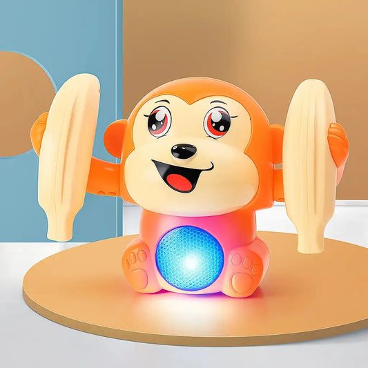Elektrisches Babyspielzeug „Kopfanhebender Affe“ – Mit Musik & Krabbelbewegung Mivoza Deutschland