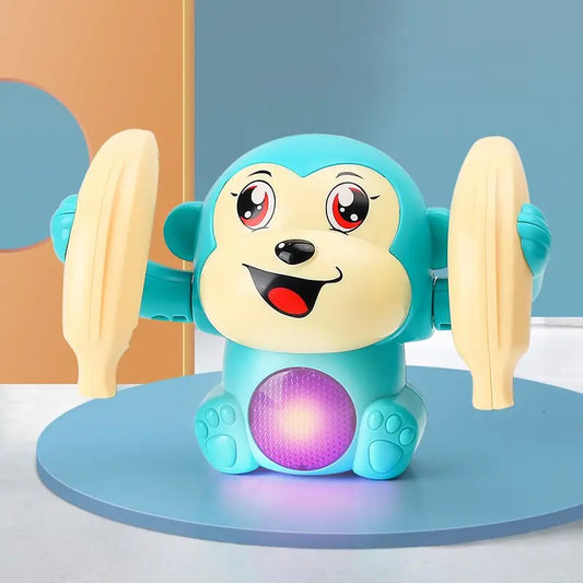 Elektrisches Babyspielzeug „Kopfanhebender Affe“ – Mit Musik & Krabbelbewegung Mivoza Deutschland