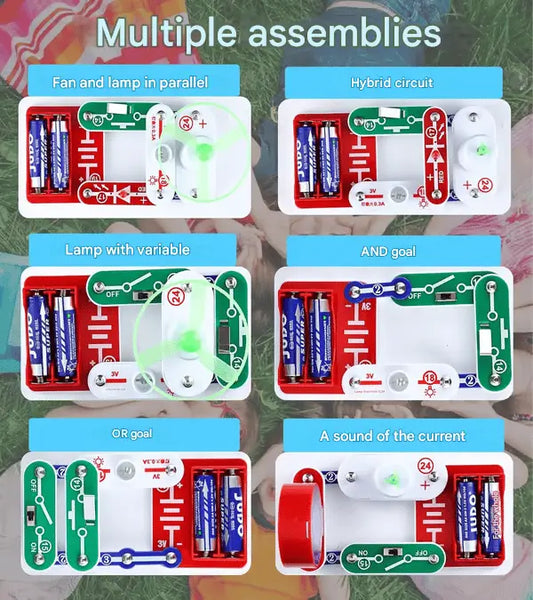 Elektronisches Lernbaukasten-Set – Kreatives Spiel für kleine Erfinder Mivoza Deutschland