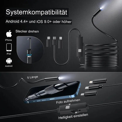 Endoskop-Kamera Plug-and-Play – Klare Sicht in engen & dunklen Bereichen Mivoza Deutschland