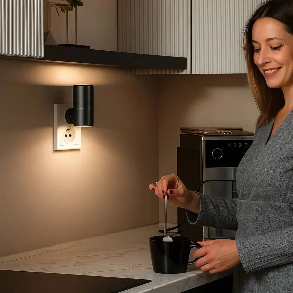 Energiesparende LED-Steckdosen-Nachtlampe — Niedriger Verbrauch spart Geld Mivoza Deutschland