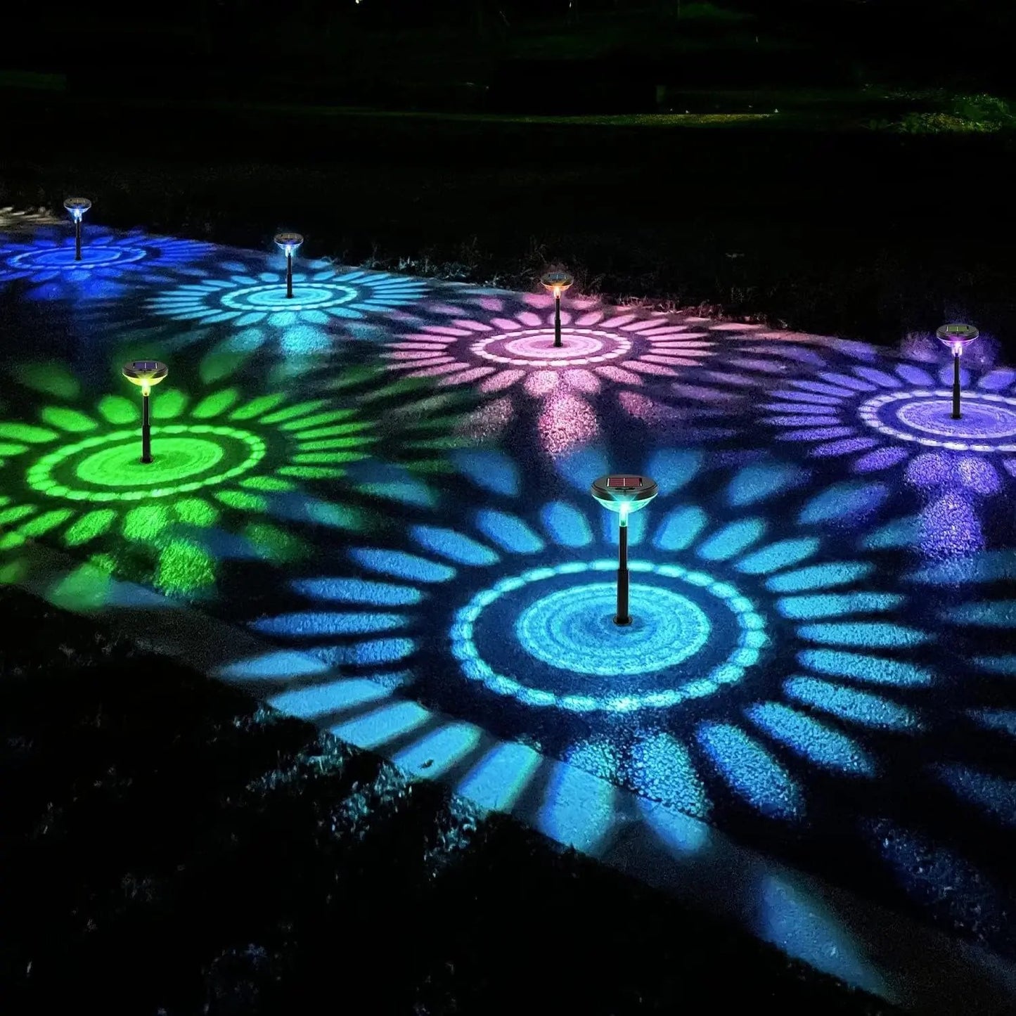 Energiesparende Solar-Wegeleuchten 4er Set — Eine spektakuläre Oase aus Licht Mivoza Deutschland