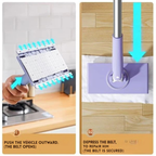 Flachmopp mit 360° Drehkopf – Berührungsfreie Reinigung