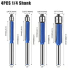 Entgrat- und Polierwerkzeug 4er Set — Präzise Feinarbeit mit glattem Finish Mivoza Deutschland