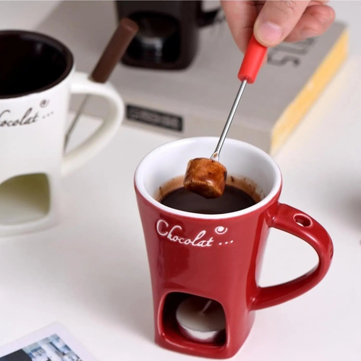 Exquisite Schokoladen-Fondue-Tasse — Das echte Fondue-Erlebnis Mivoza Deutschland