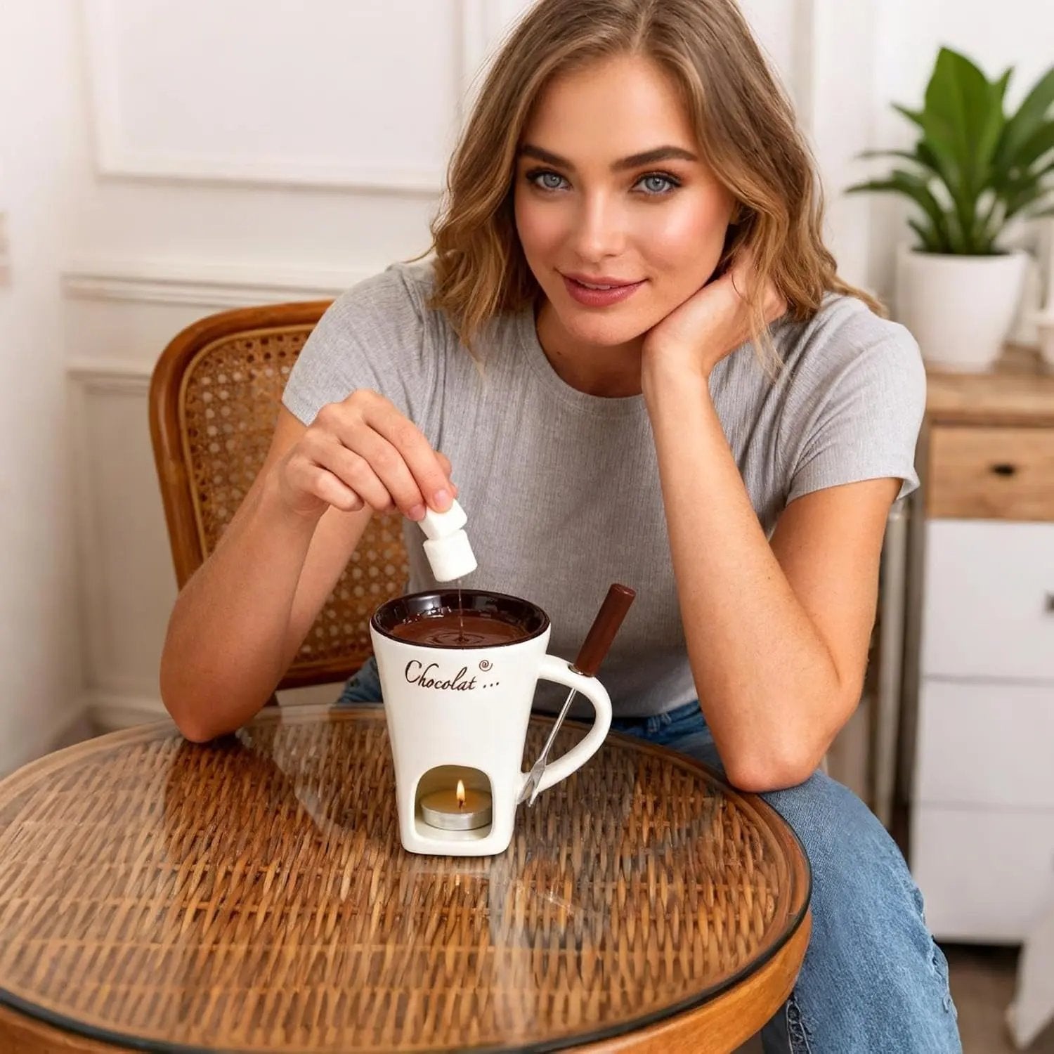 Exquisite Schokoladen-Fondue-Tasse — Das echte Fondue-Erlebnis Mivoza Deutschland