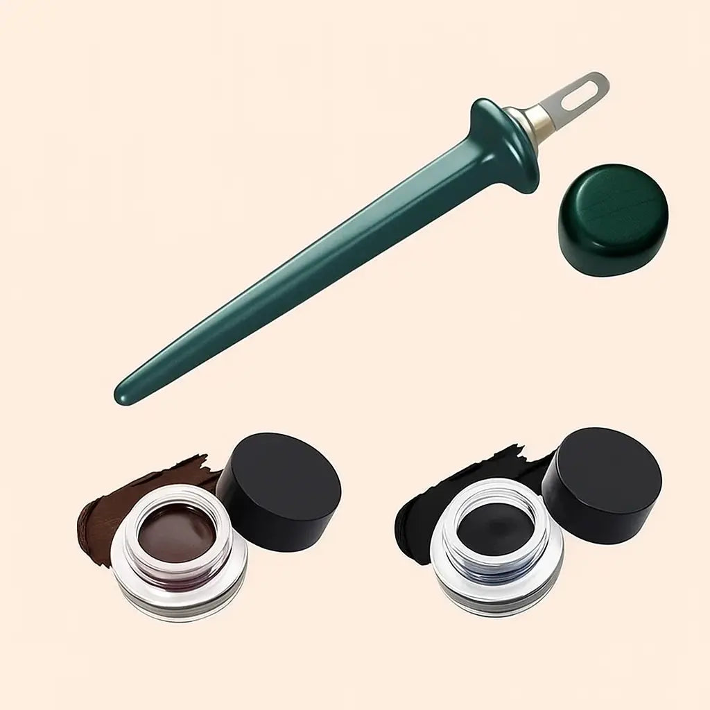 Eyeliner-Set mit ergonomischem Tool & wasserfestem Gel Mivoza Deutschland