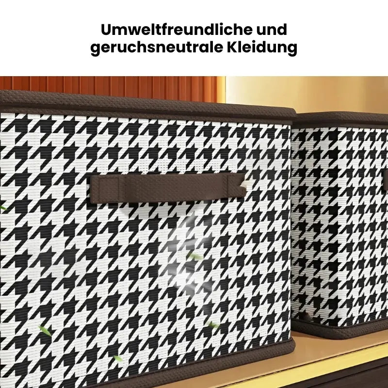 Faltbare Kleideraufbewahrungsbox mit Deckel - 3er Set Mivoza Deutschland