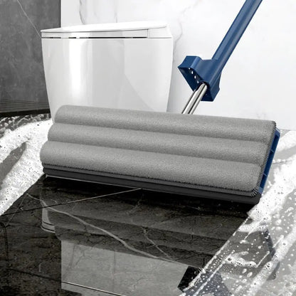 Flachmopp mit Edelstahlstiel und Abstreifer – Hygienische Bodenpflege Mivoza Deutschland