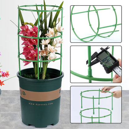 Flexibler Pflanzenstützrahmen — Wetterfeste Gartenstütze mit Werkzeugfreier Montage Mivoza Deutschland