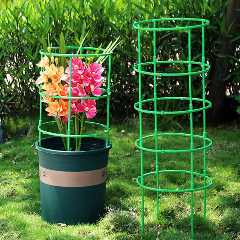 Flexibler Pflanzenstützrahmen — Wetterfeste Gartenstütze mit Werkzeugfreier Montage Mivoza Deutschland