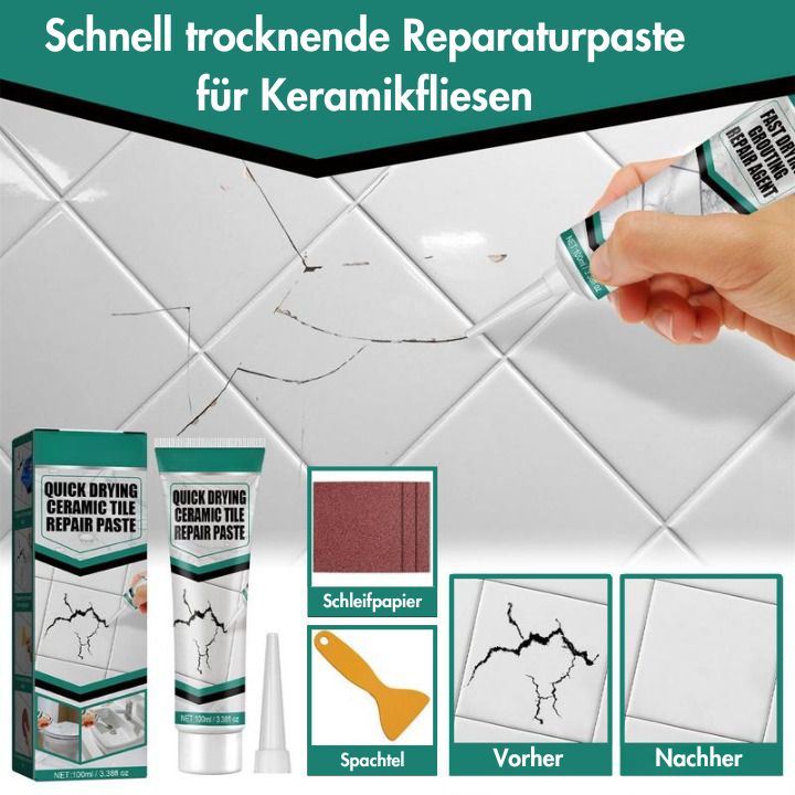 Schnell trocknende Keramik-Reparaturpaste