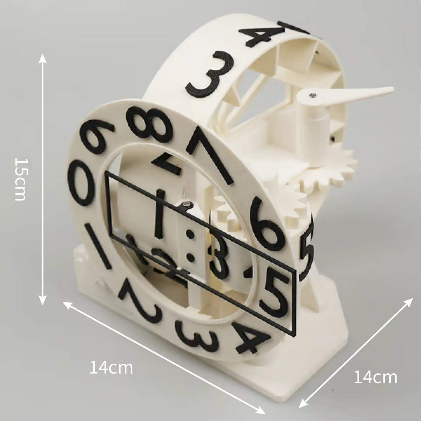 Futuristische 3D-gedruckte Elektro-Uhr – Präzise & Stilvoll Mivoza Deutschland