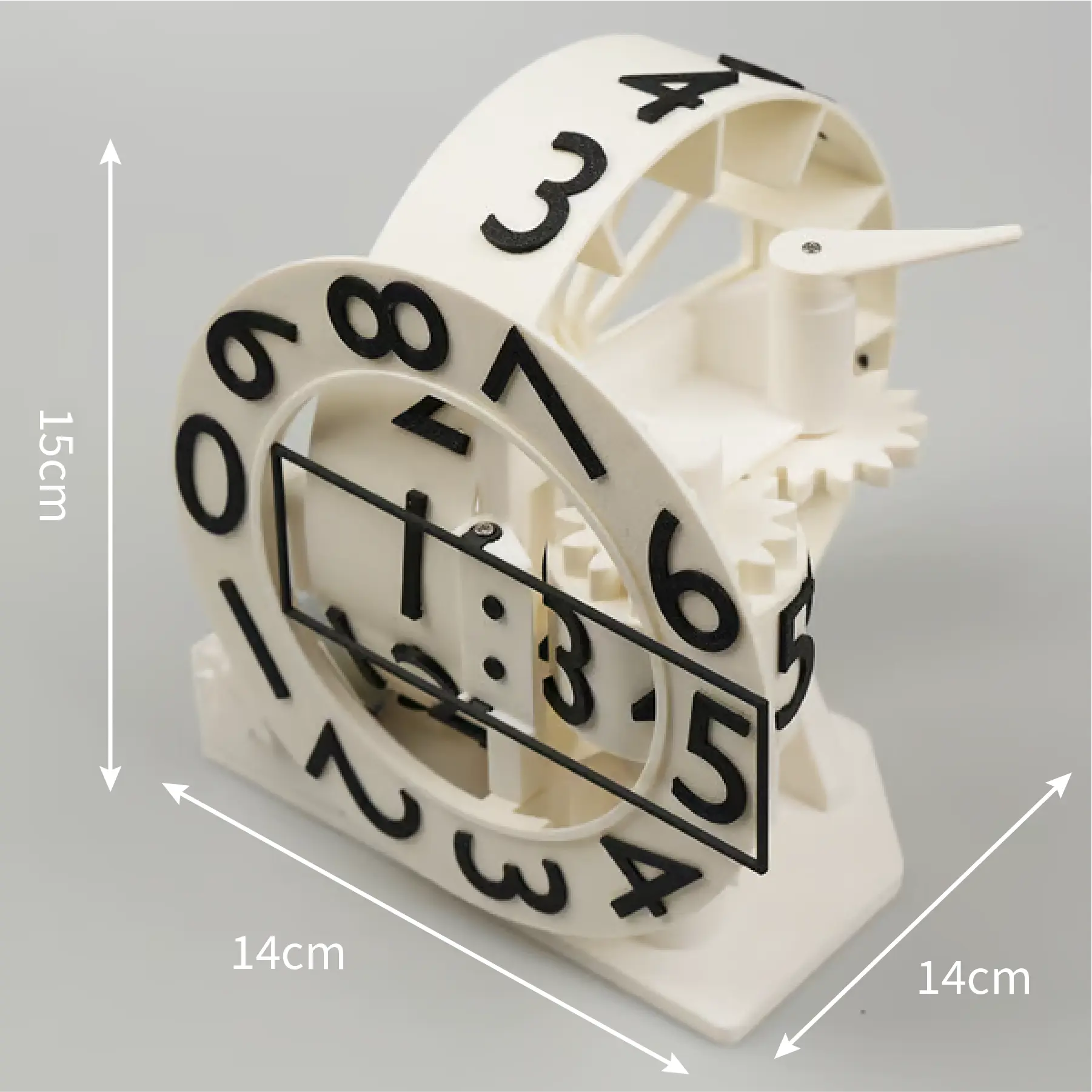 Futuristische 3D-gedruckte Elektro-Uhr – Präzise & Stilvoll Mivoza Deutschland