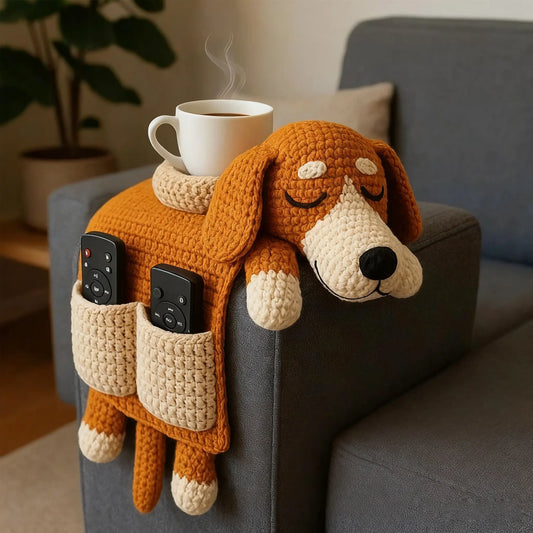 Gehäkelter Sofa-Organizer Hund — Dein süßer Couch-Begleiter Mivoza Deutschland