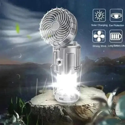 Geniale Campinglampe  — Mit Lüfter, Taschenlampe & Powerbank Mivoza Deutschland