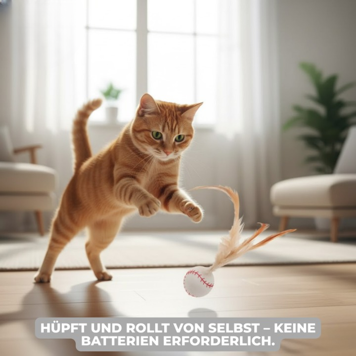 FeatherBounce Katzenspielzeug - 3er-Set