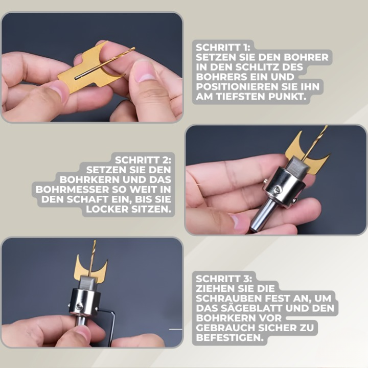 WoodLuck Holzperlen-Bohrerset