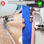 Reißverschluss-Nähfuß