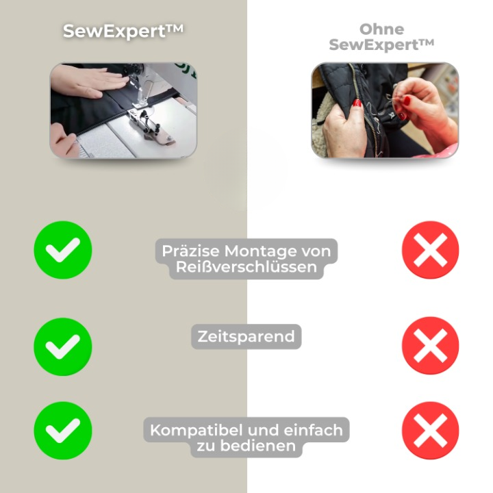 Reißverschluss-Nähfuß