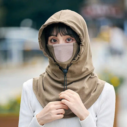 Gesichtsmaske für Radfahrer mit Nackenwärmer Mivoza Deutschland