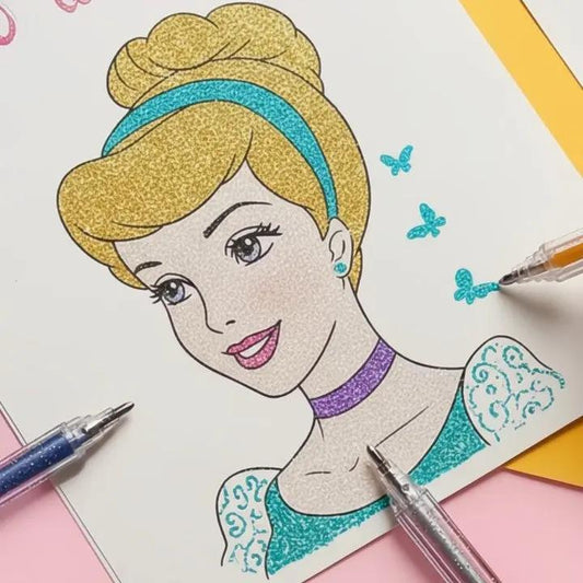 Glitzer-Gelstifte Set – 10x Farben für Karten, Bullet Journals & DIY Mivoza Deutschland