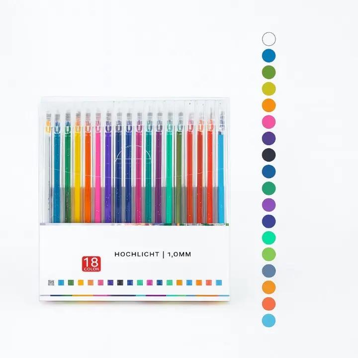 Glitzer-Gelstifte Set – 10x Farben für Karten, Bullet Journals & DIY Mivoza Deutschland