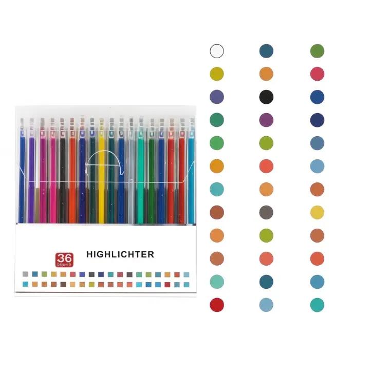 Glitzer-Gelstifte Set – 10x Farben für Karten, Bullet Journals & DIY Mivoza Deutschland