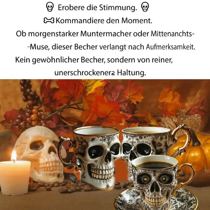 Gothic Schädel-Dekor – Elegantes Highlight für dunkle Räume Mivoza Deutschland
