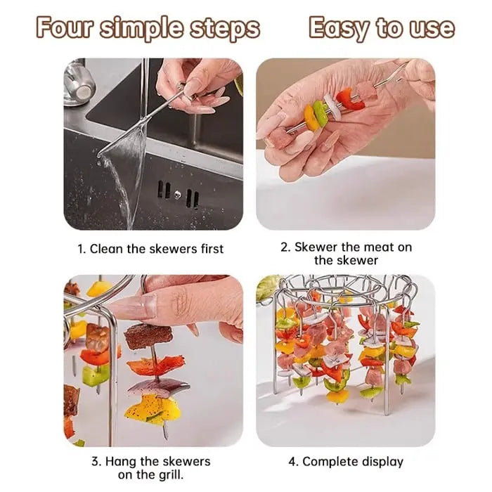 Grill-Set für Heißluftfritteusen — knusprig genießen ohne Rauch Mivoza Deutschland