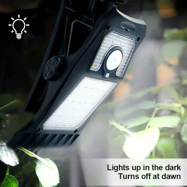 Groß Solar-LED-Außenlampe – Mit Clip & Bewegungsmelder Mivoza Deutschland