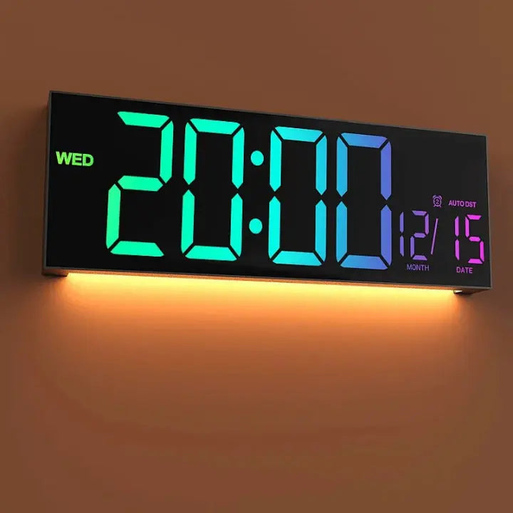 Große RGB Digitale Wanduhr Mivoza Deutschland