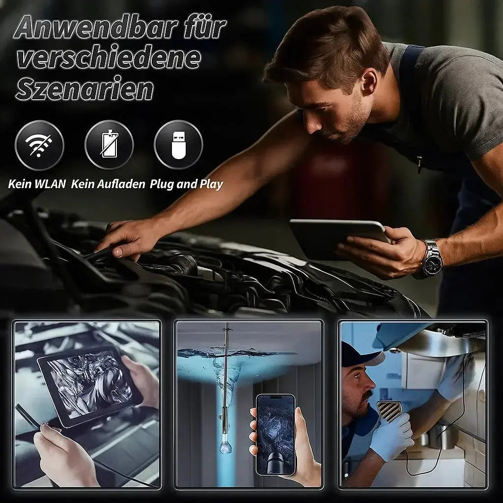 HD-Inspektionskamera mit 5 m Kabel – klare Sicht in schwer erreichbaren Bereichen Mivoza Deutschland