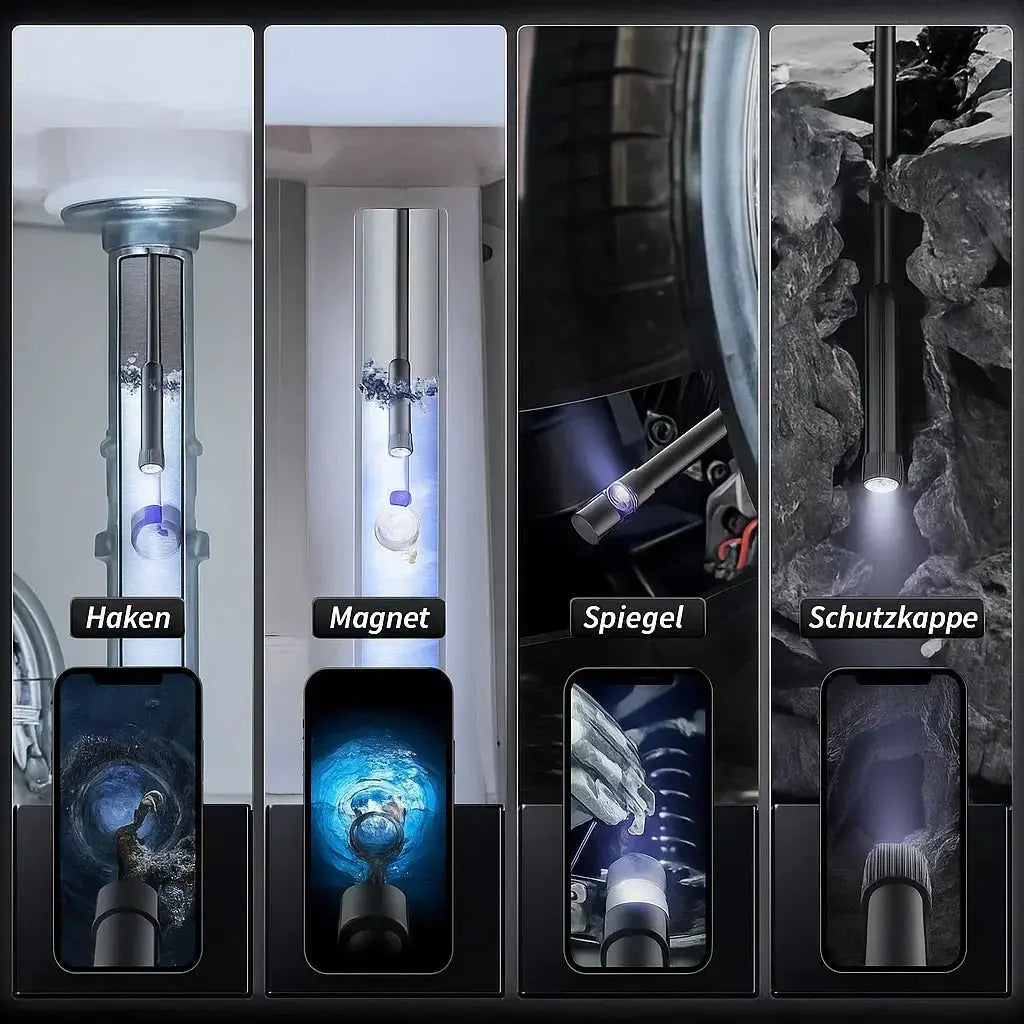 HD-Inspektionskamera mit 5 m Kabel – klare Sicht in schwer erreichbaren Bereichen Mivoza Deutschland