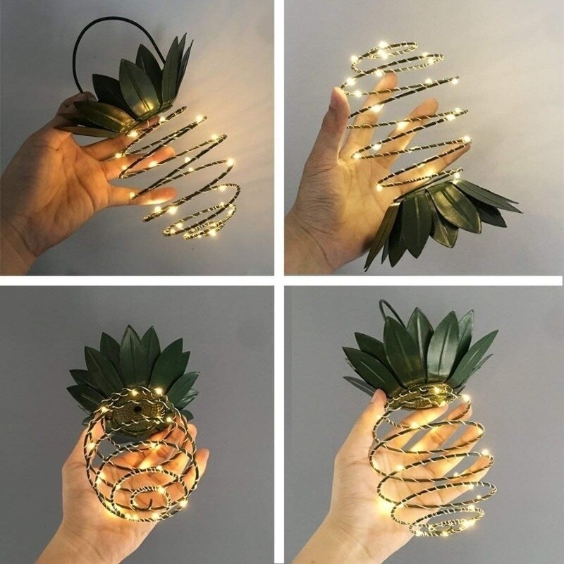 1+1 Gratis | Hängende Solar Ananas Lichter