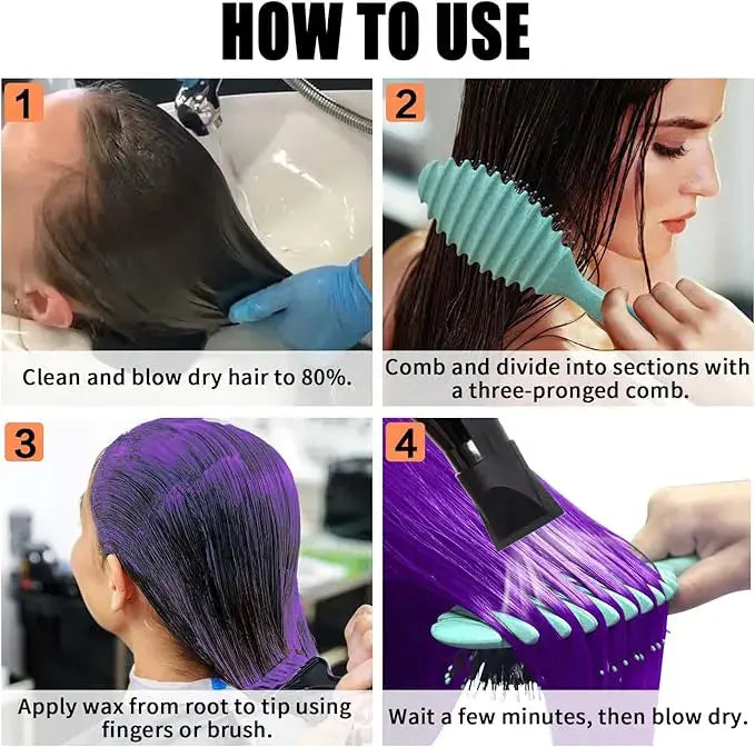 Haarstyling-Farbwachs — Für mutige, trendige Looks ohne Haar­schädigung Mivoza Deutschland