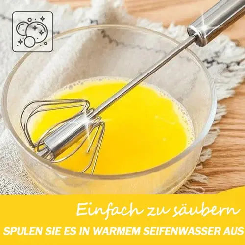Halbautomatischer Edelstahl-Quirl – Schnell, robust & ohne Strom Mivoza Deutschland