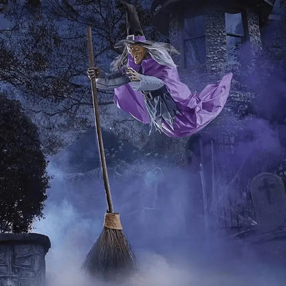 Halloween Ausverkauf Gespenstische fliegende Hexe Dekoration Mivoza Deutschland