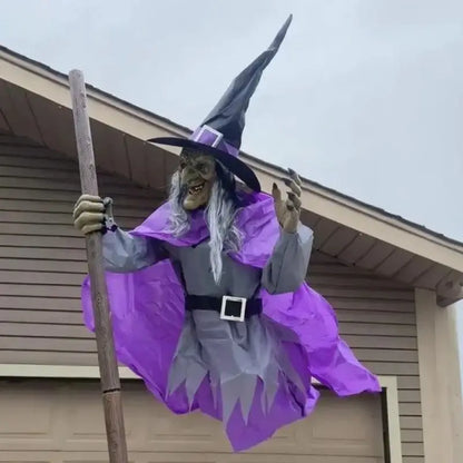 Halloween Ausverkauf Gespenstische fliegende Hexe Dekoration Mivoza Deutschland