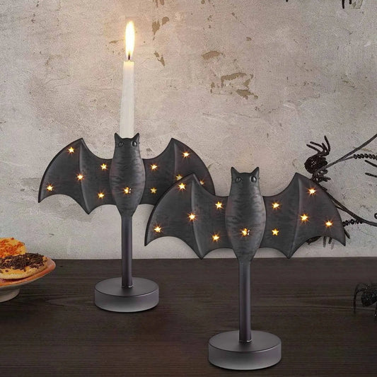 Halloween Fledermaus-Kerzenhalter – Dunkel, gemütlich & dekorativ Mivoza Deutschland