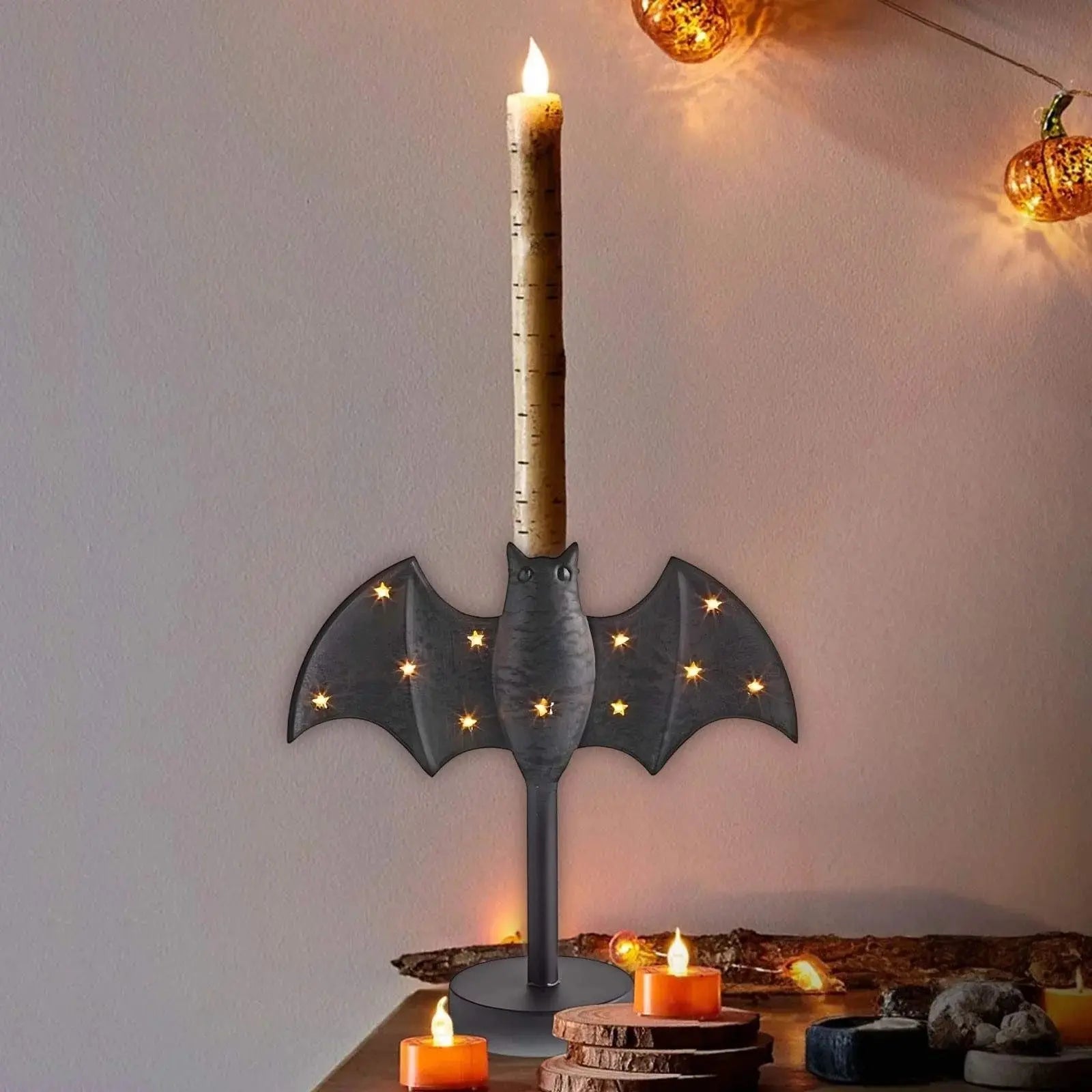 Halloween Fledermaus-Kerzenhalter – Dunkel, gemütlich & dekorativ Mivoza Deutschland