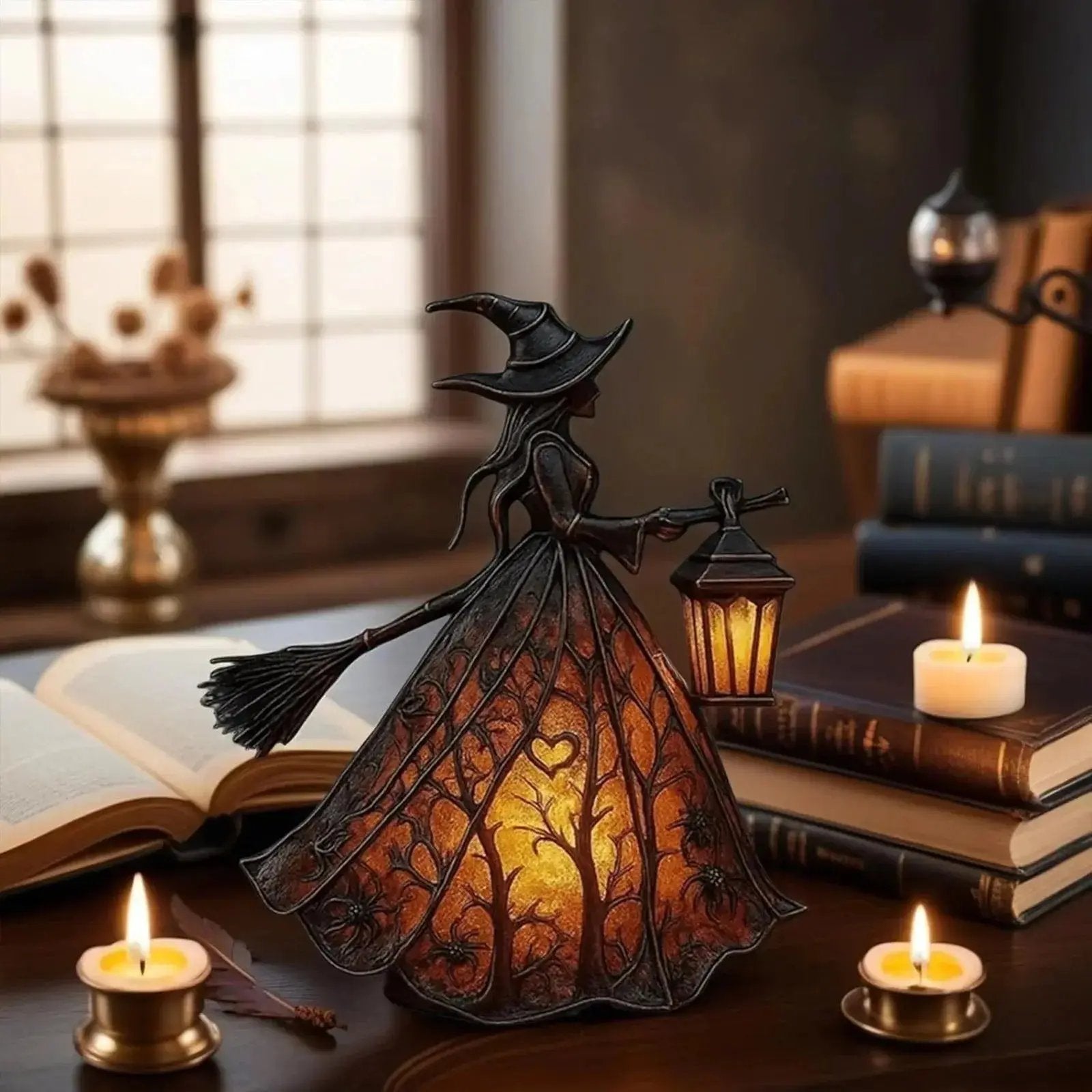 Halloween Hexenlampe — Legende der seelensuchenden Hexe Mivoza Deutschland