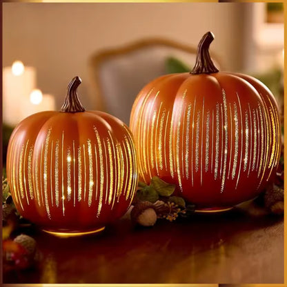 Halloween Kürbislampe – Funkelndes LED-Licht mit Timer Mivoza Deutschland