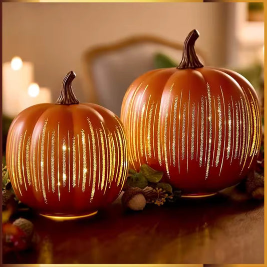 Halloween Kürbislampe – Funkelndes LED-Licht mit Timer Mivoza Deutschland