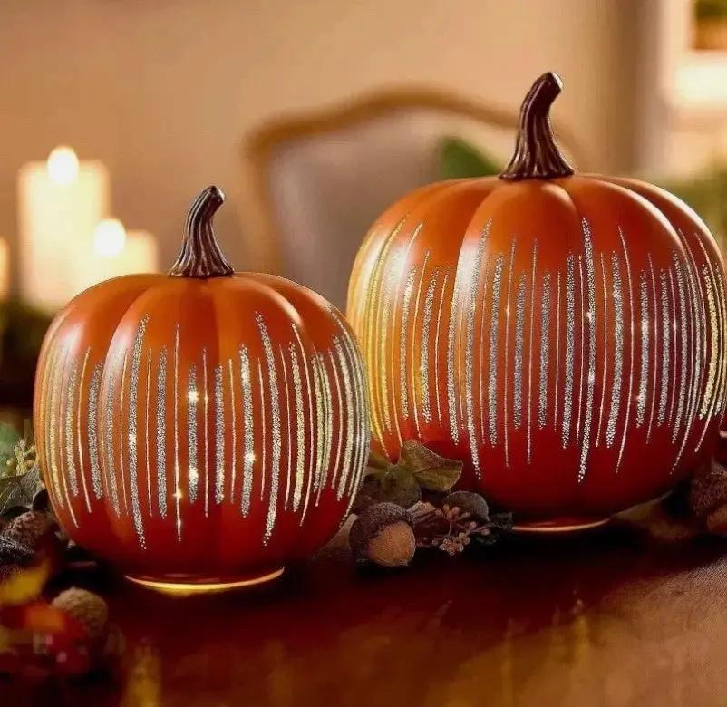 Halloween Kürbislampe – Funkelndes LED-Licht mit Timer Mivoza Deutschland
